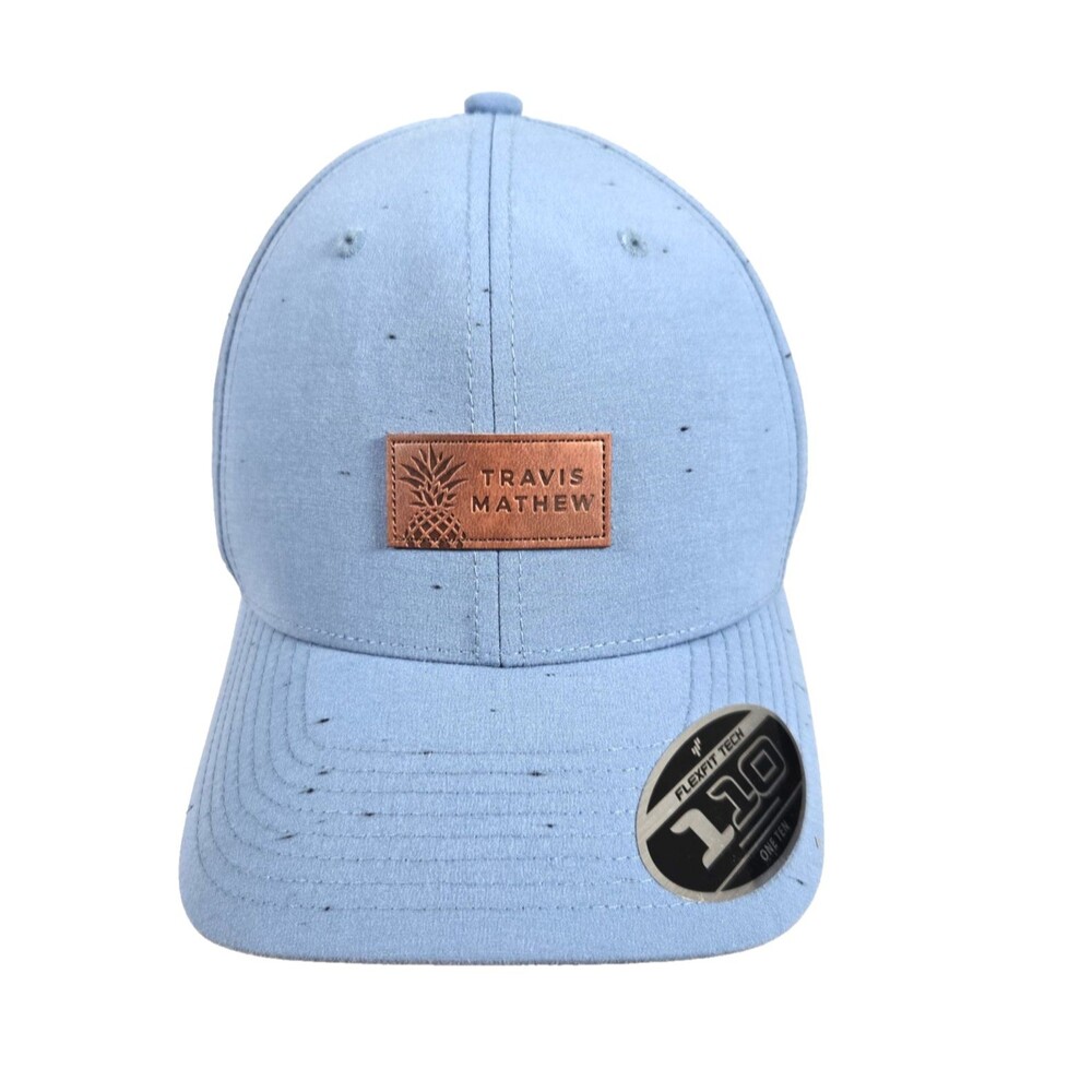Travis Matthew Pineapple Parade Blue Golf FlexFit Tech 110 Snapback Hat New